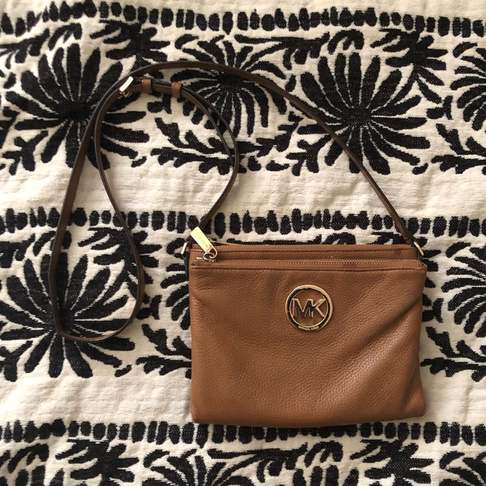 Michael Kors Brown Crossbody - Picture 1 of 8
